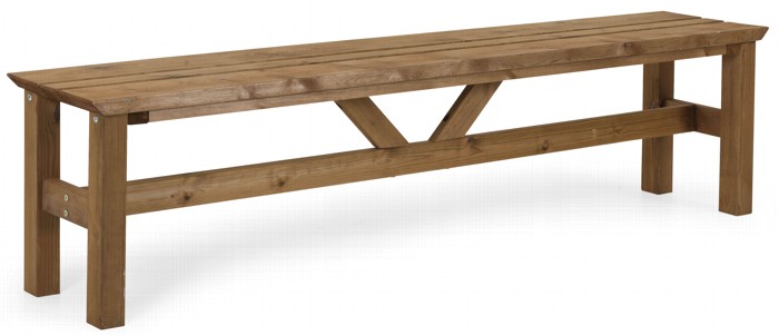 Скамейка Birka из сосны, длина 200 см