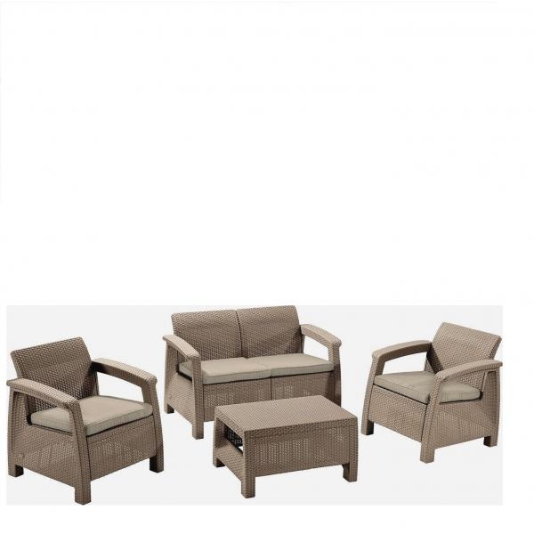     Yalta 2set AFM-1020B Beige/Cappuccino ( ) 4Pcs